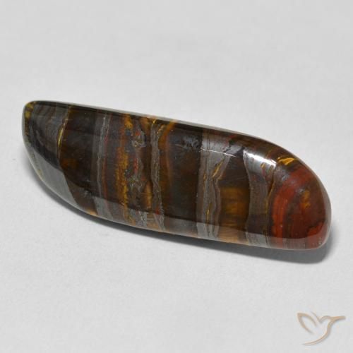 Matrice di occhio di tigre Multicolore naturale da 23.75 ct, Taglio a fantasia, Opaco
