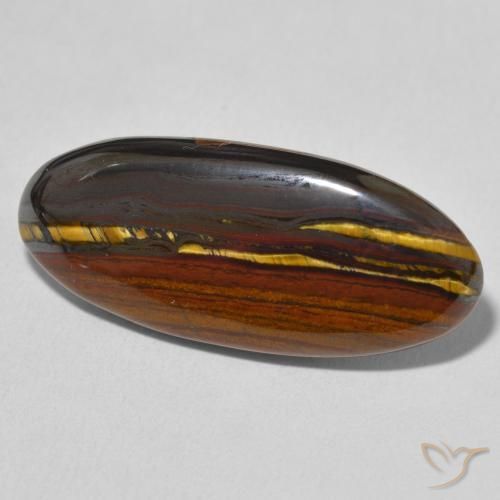 Matrice di occhio di tigre Multicolore naturale da 19.61 ct, Ovale, Opaco