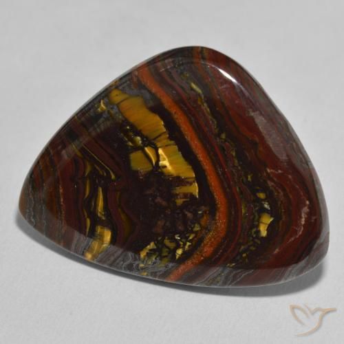 Matrice di occhio di tigre Multicolore naturale da 36.54 ct, Taglio a fantasia, Opaco