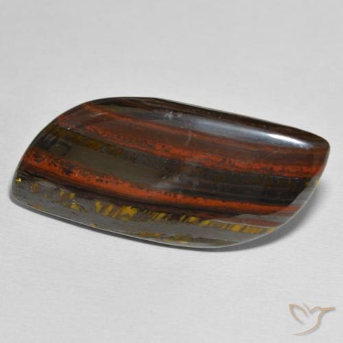 Matrice di occhio di tigre Multicolore naturale da 32.54 ct, Taglio a fantasia, Opaco