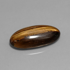 Occhio di tigre Oro Marrone naturale da 10.15 ct, Taglio ovale, Opaco