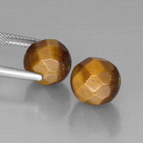 Gemme di Occhio di tigre Oro Marrone naturale da  ct, Sfera, Opaco