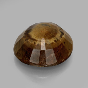 Tiger's eye naturale marrone da 20,85 ct, taglio ovale, opaco