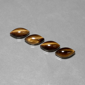 Tiger's eye naturale marrone da  ct, marchesa, opaco