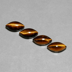 Tiger's eye naturale marrone da  ct, marchesa, opaco