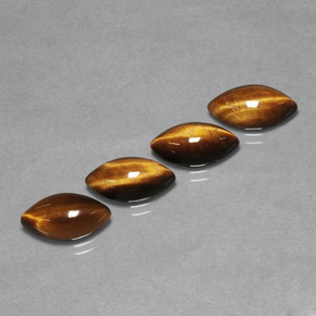 Tiger's eye naturale marrone da  ct, marchesa, opaco