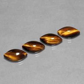 Tiger's eye naturale marrone da  ct, marchesa, opaco