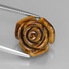 Tiger's eye naturale multicolore da 12,32 ct, forma fantasia, opaco
