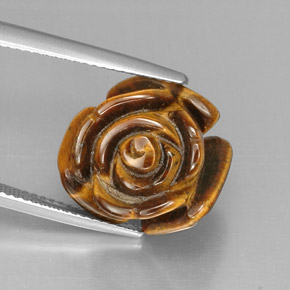Tiger's eye naturale multicolore da 12,41 ct, forma fantasia, opaco