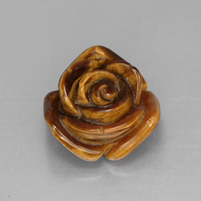 Tiger's eye naturale multicolore da 11,35 ct, forma fantasia, opaco