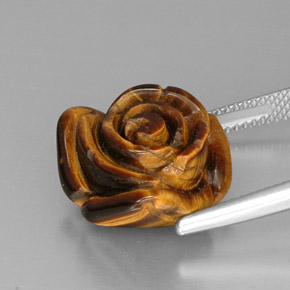 Tiger's eye naturale multicolore da 13,03 ct, forma fantasia, opaco