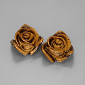 Tiger's eye naturale marrone da  ct, forma fantasia, opaco