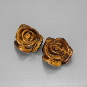 Gemme di Occhio di tigre Oro Marrone naturale da  ct, Forma fantasia, Opaco