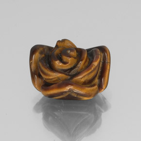 Tiger's eye naturale marrone da 10,61 ct, forma fantasia, opaco