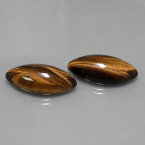 Tiger's eye naturale marrone da  ct, marchesa, opaco