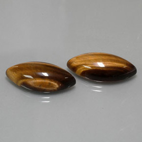 Tiger's eye naturale marrone da  ct, marchesa, opaco