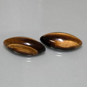 Tiger's eye naturale marrone da  ct, marchesa, opaco