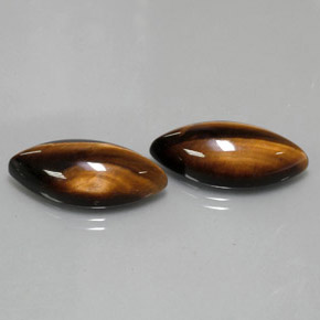 Tiger's eye naturale marrone da  ct, marchesa, opaco