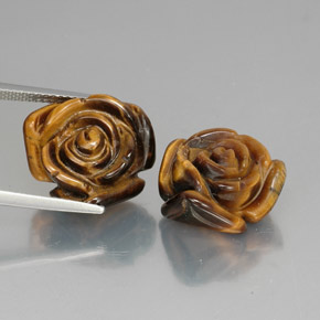 Tiger's eye naturale marrone da  ct, forma fantasia, opaco