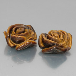 Gemme di Occhio di tigre Oro Marrone naturale da  ct, Forma fantasia, Opaco