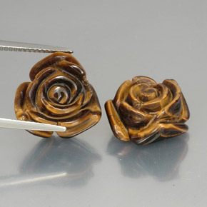 Tiger's eye naturale marrone da  ct, forma fantasia, opaco