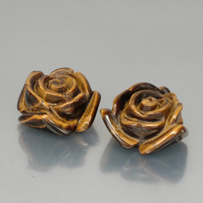 Tiger's eye naturale marrone da  ct, forma fantasia, opaco