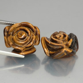 Tiger's eye naturale marrone da  ct, forma fantasia, opaco