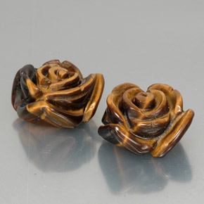 Tiger's eye naturale marrone da  ct, forma fantasia, opaco