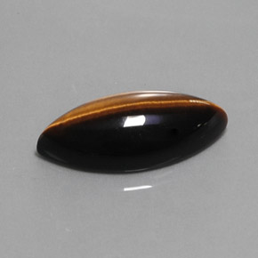 Tiger's eye naturale marrone da 13,51 ct, marchesa, opaco