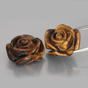 Gemme di Occhio di tigre Oro Marrone naturale da  ct, Forma fantasia, Opaco