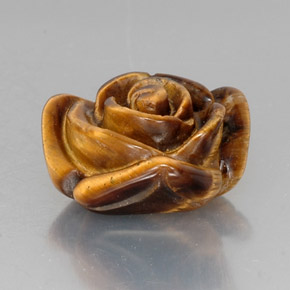 Tiger's eye naturale marrone da 10,53 ct, forma fantasia, opaco
