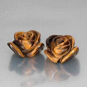 Tiger's eye naturale marrone da  ct, forma fantasia, opaco