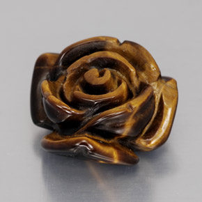 Tiger's eye naturale marrone da 12,49 ct, forma fantasia, opaco