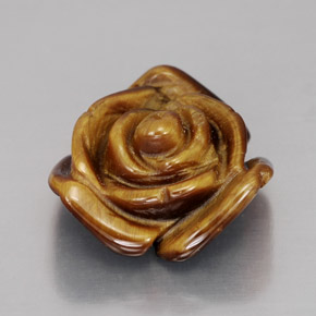 Tiger's eye naturale marrone da 10,60 ct, forma fantasia, opaco