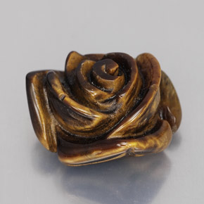 Tiger's eye naturale marrone da 11,76 ct, forma fantasia, opaco