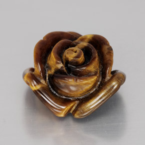 Occhio di tigre Oro Marrone naturale da 11.11 ct, Forma fantasia, Opaco