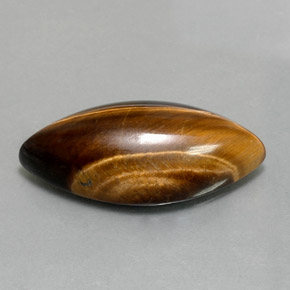 Tiger's eye naturale marrone da 12,99 ct, marchesa, opaco