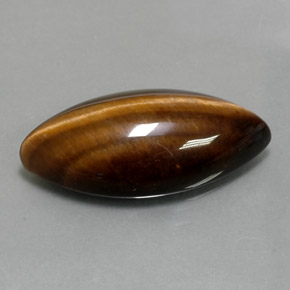 Tiger's eye naturale marrone da 12,55 ct, marchesa, opaco