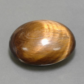 Occhio di tigre Oro naturale da 14.06 ct, Taglio ovale, Opaco
