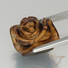 Occhio di tigre Rosa chiaro naturale da 12.31 ct, Taglio a fantasia, Opaco