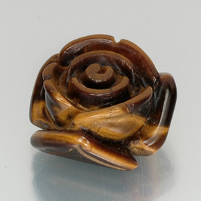 Tiger's eye naturale marrone da 11,77 ct, forma fantasia, opaco
