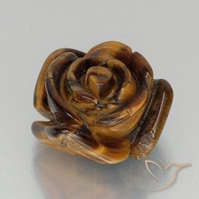 Occhio di tigre Marrone medio naturale da 11.45 ct, Taglio a fantasia, Opaco