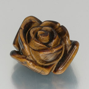 Tiger's eye naturale marrone da 12,59 ct, forma fantasia, opaco