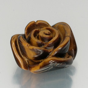 Tiger's eye naturale marrone da 12,51 ct, forma fantasia, opaco
