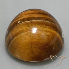 Occhio di tigre Marrone medio naturale da 35.20 ct, Rotondo, Opaco