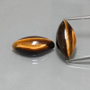 Tiger's eye naturale marrone da  ct, marchesa, opaco