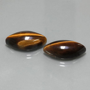 Tiger's eye naturale marrone da  ct, marchesa, opaco