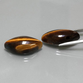 Tiger's eye naturale marrone da  ct, marchesa, opaco