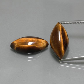 Tiger's eye naturale marrone da  ct, marchesa, opaco