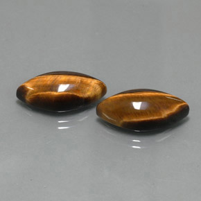 Tiger's eye naturale marrone da  ct, marchesa, opaco